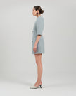 MILA blazer dress washed blue