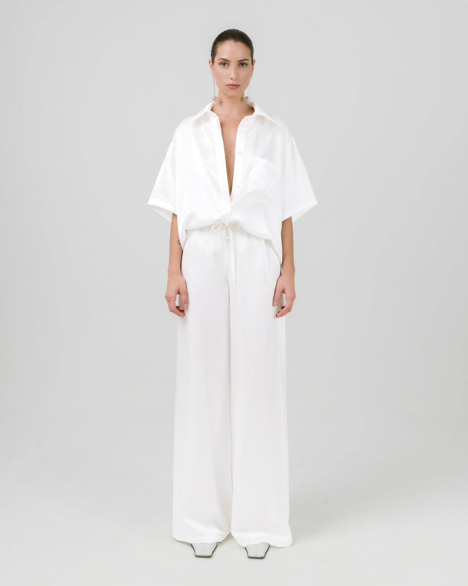MELANIE pants white