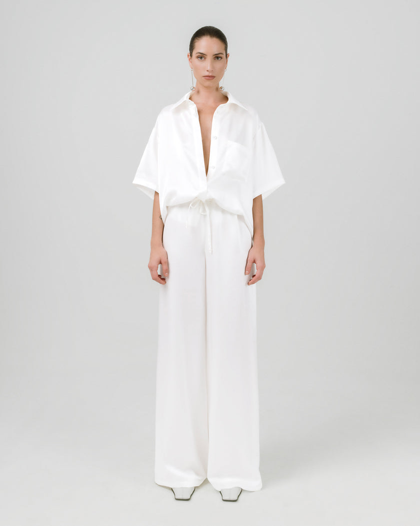 MELANIE pants white