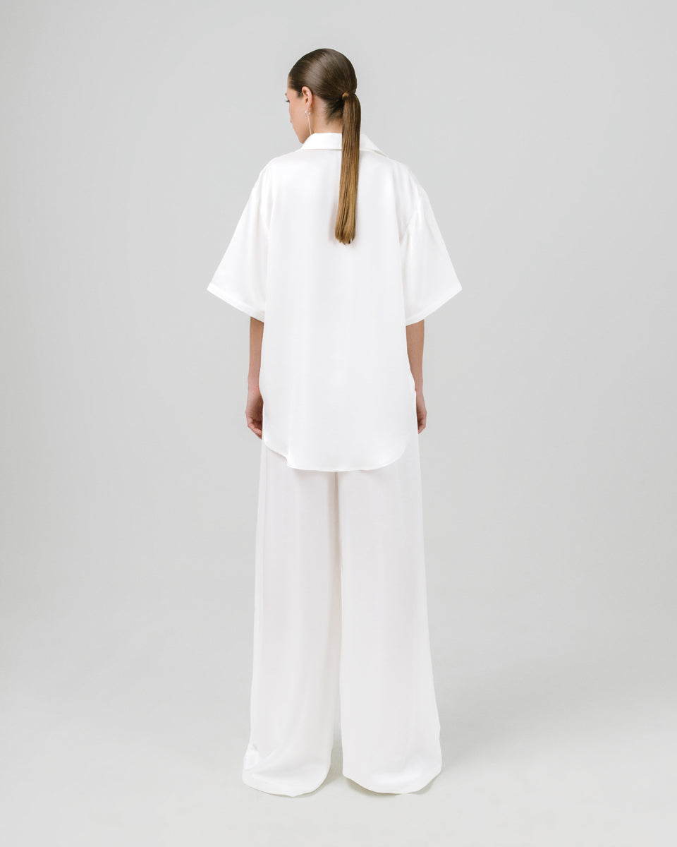 MELANIE pants white