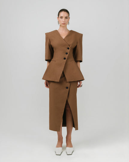 NEDA skirt brown
