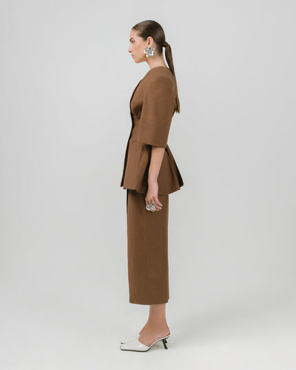 NEDA skirt brown