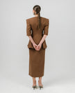 NELA blazer brown
