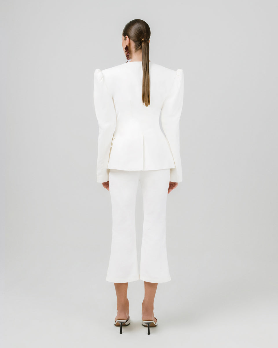 REA pants off white