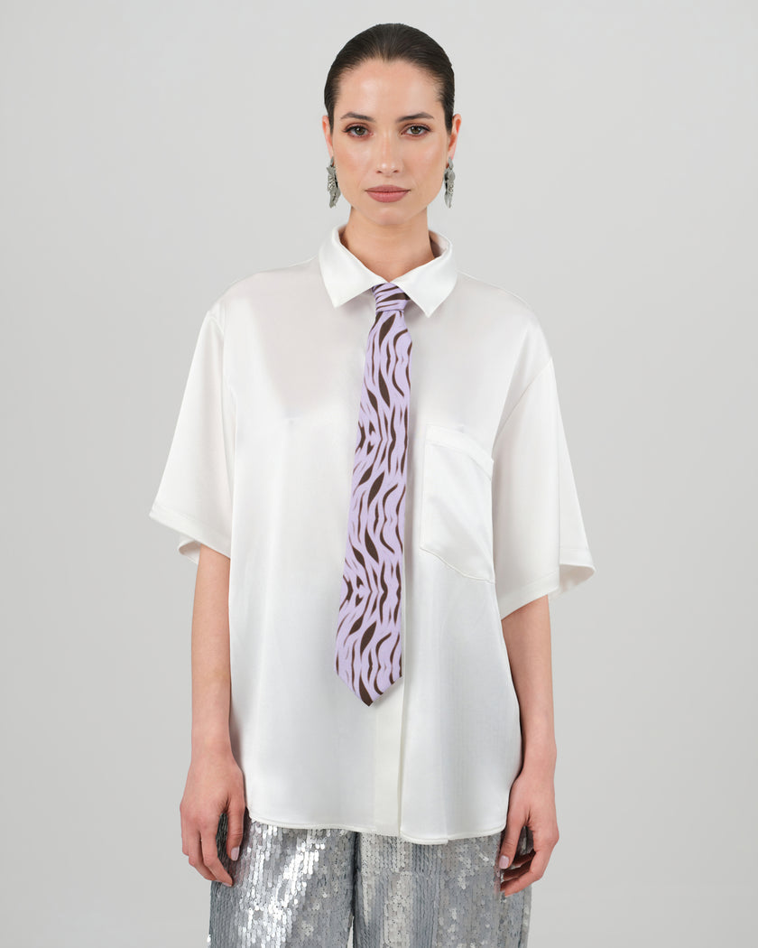 WAVE tie lavander