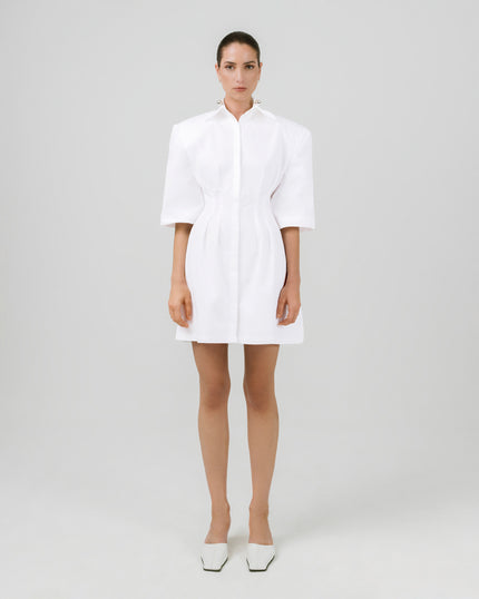FRANKA shirt dress off white