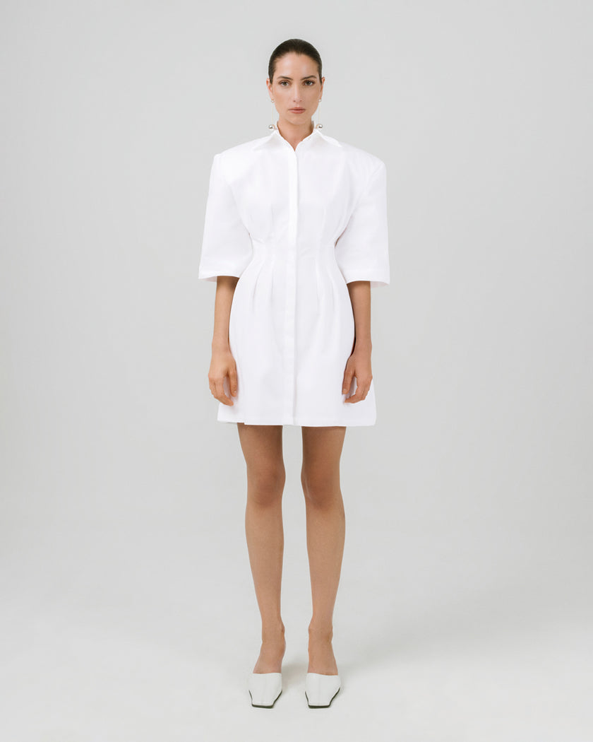 FRANKA shirt dress off white