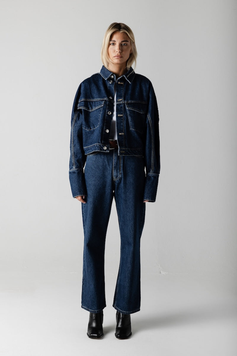 SILAS bomber jacket antique blue