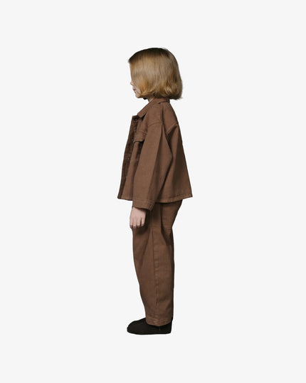 JUNO KIDS wide jeans brown