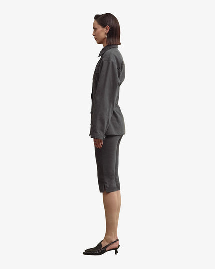 KARA denim capri slate