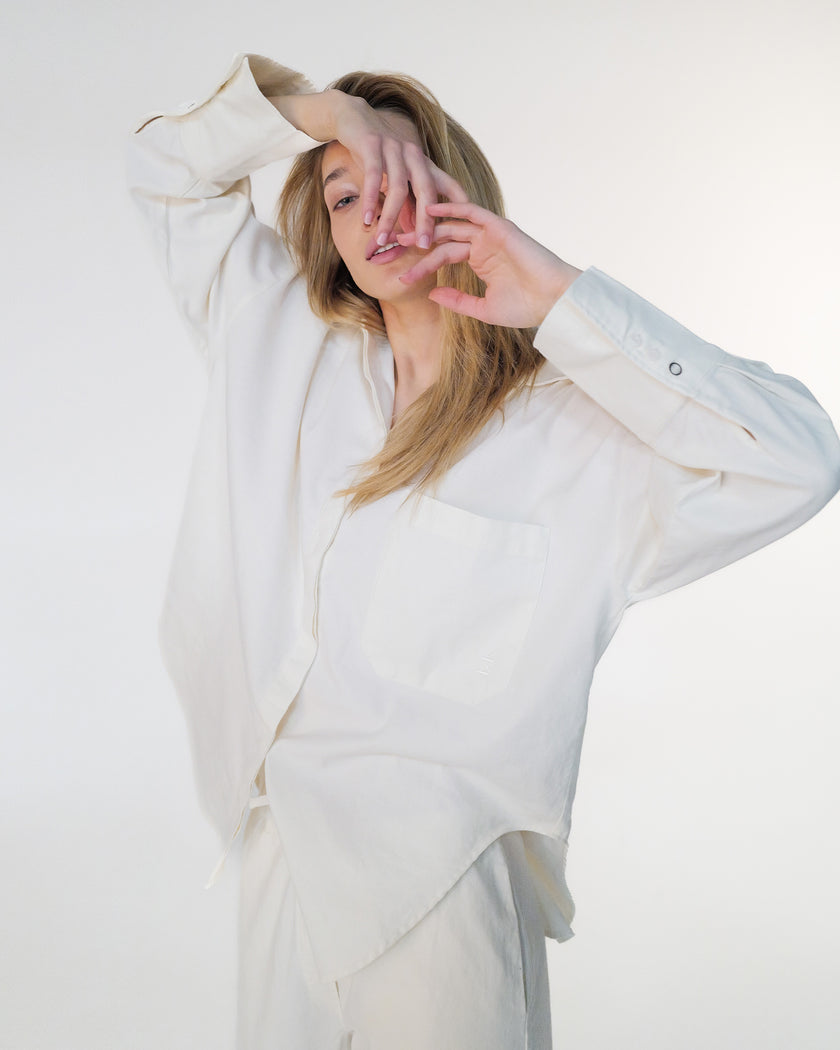 MAGNUM oversized linen shirt