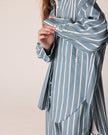 MAGNUM oversized linen shirt striped
