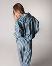 MAGNUM oversized linen shirt striped