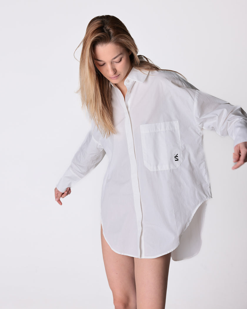 MAGNUM oversized popline shirt