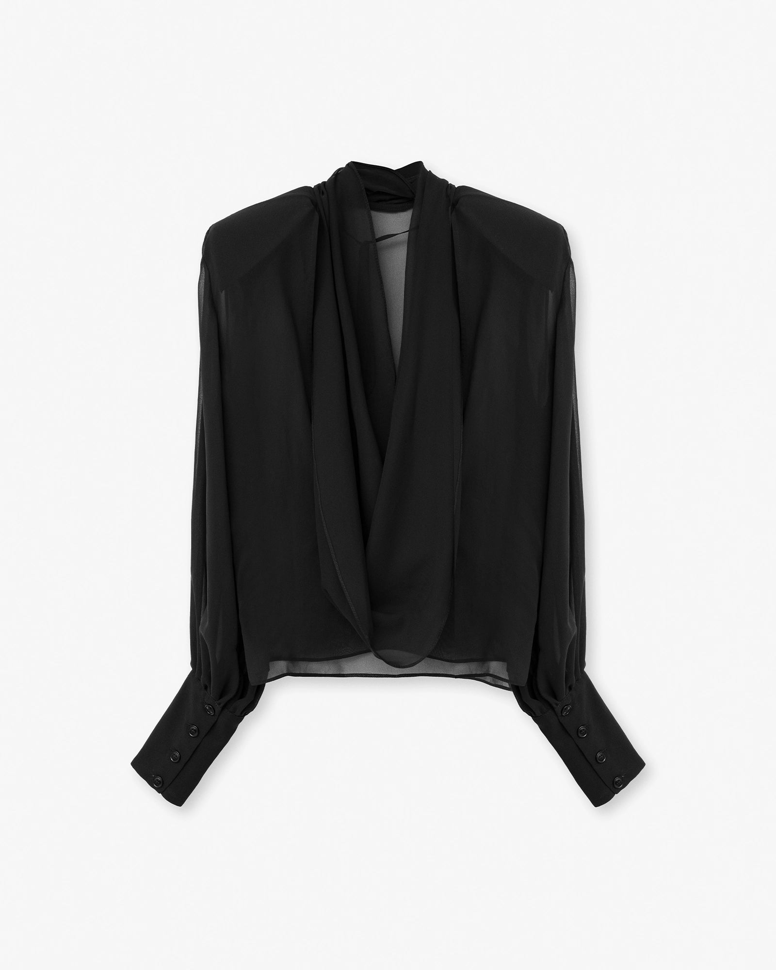 MANUS hooded shirt black