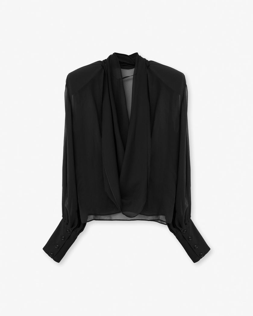 MANUS hooded shirt black