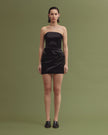 NEVE satin mini dress