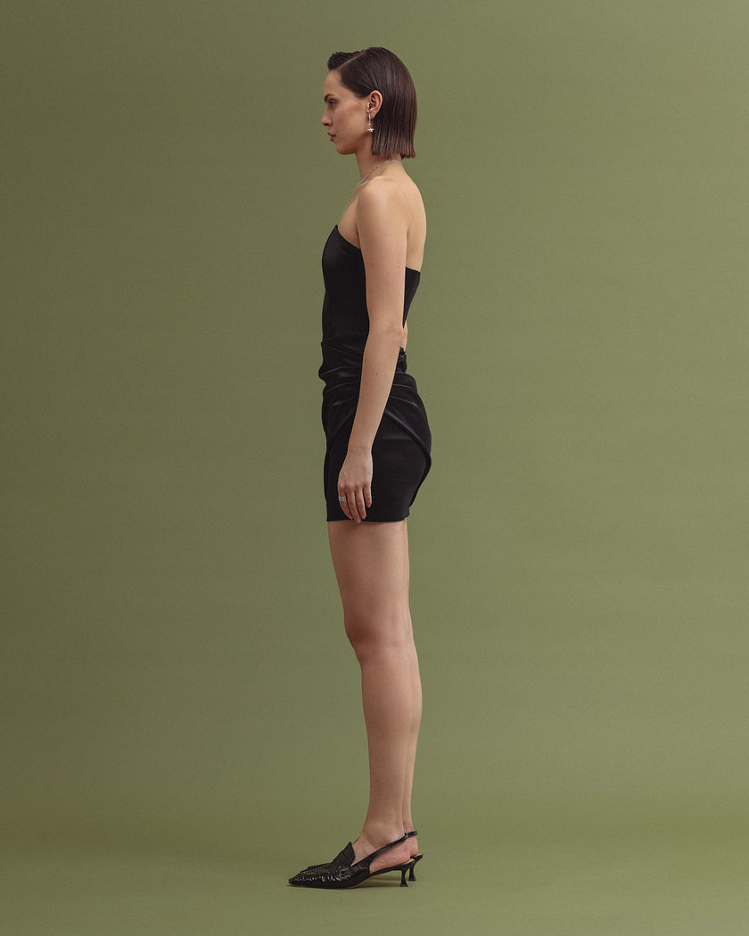 NEVE satin mini dress