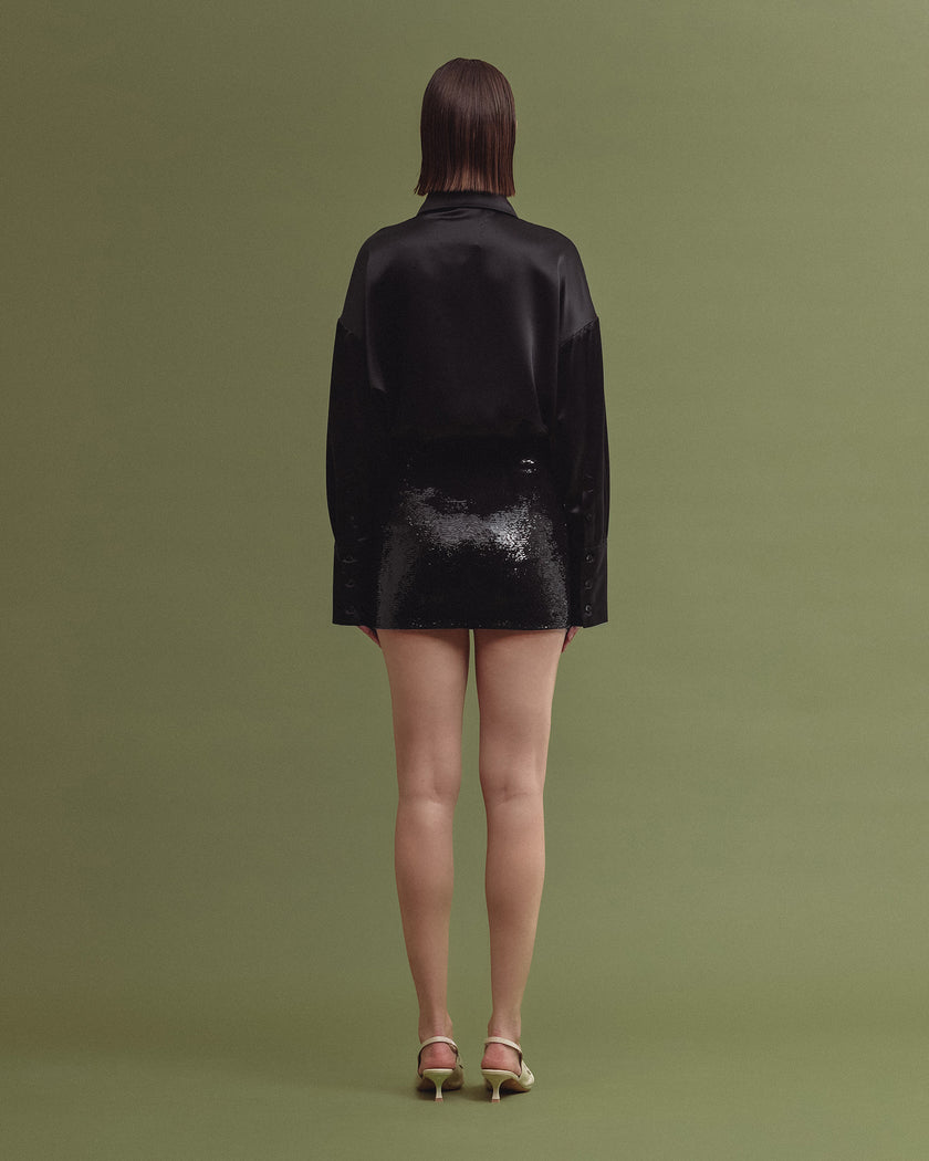 NICA oversized shirt black