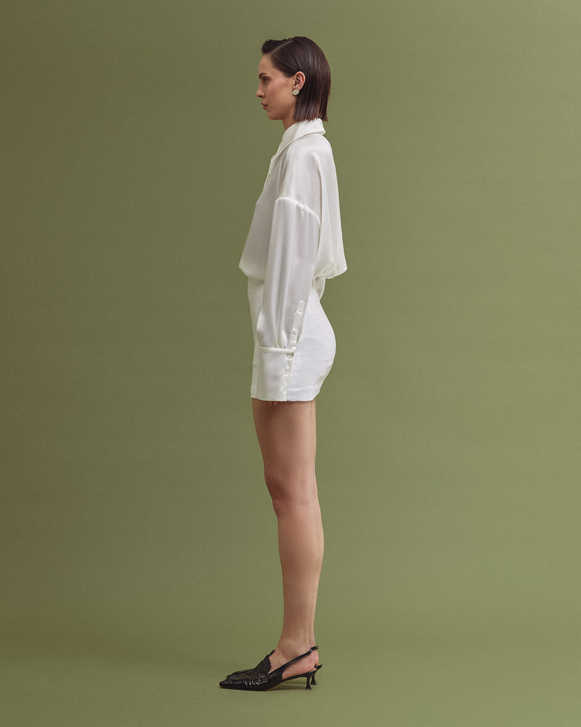 NICA oversized shirt white