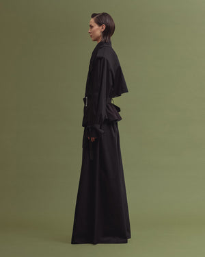NOVA cropped trench black