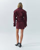 NOVA cropped trench coat