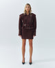 NOVA cropped trench coat