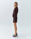 NOVA cropped trench coat
