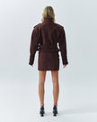 NOVA cropped trench coat