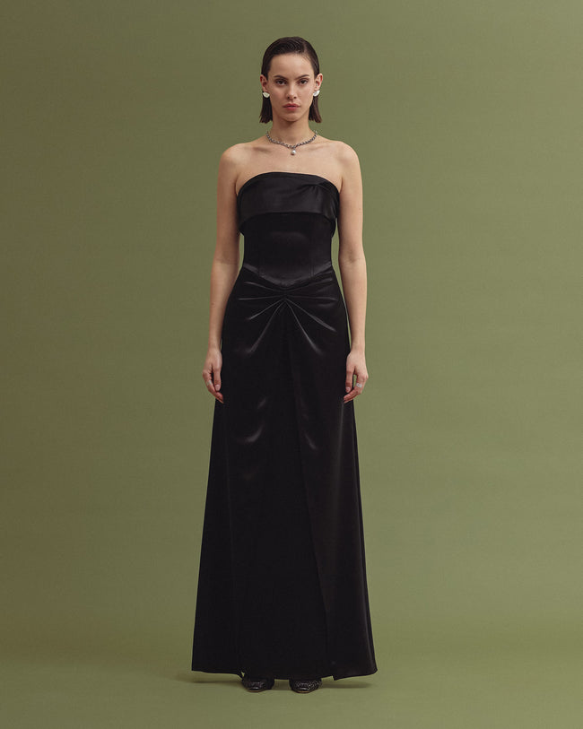 PIA satin gown
