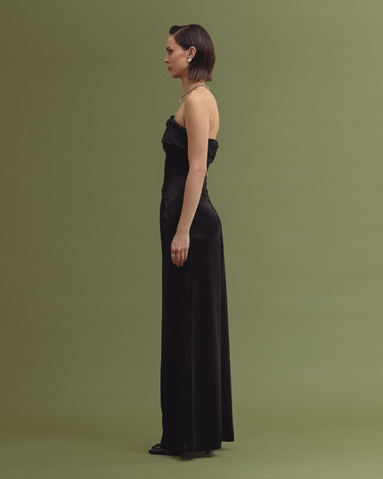 PIA satin gown