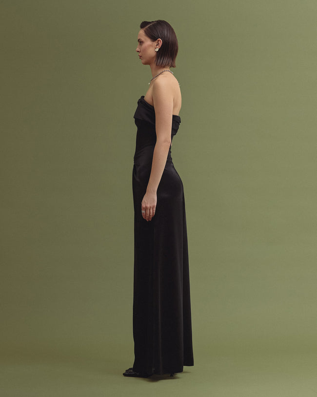 PIA satin gown