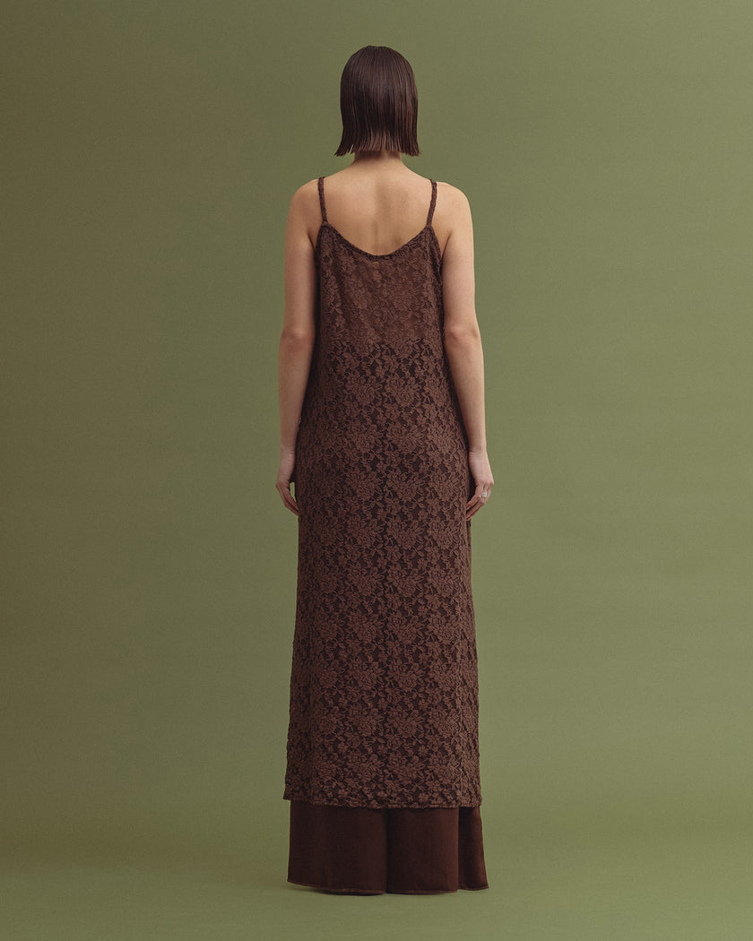 TEXERE lace top chocolate