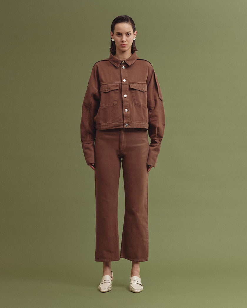 TORI mum brown jeans