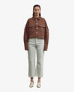 TORI mum white jeans