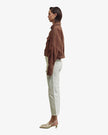 TORI mum white jeans