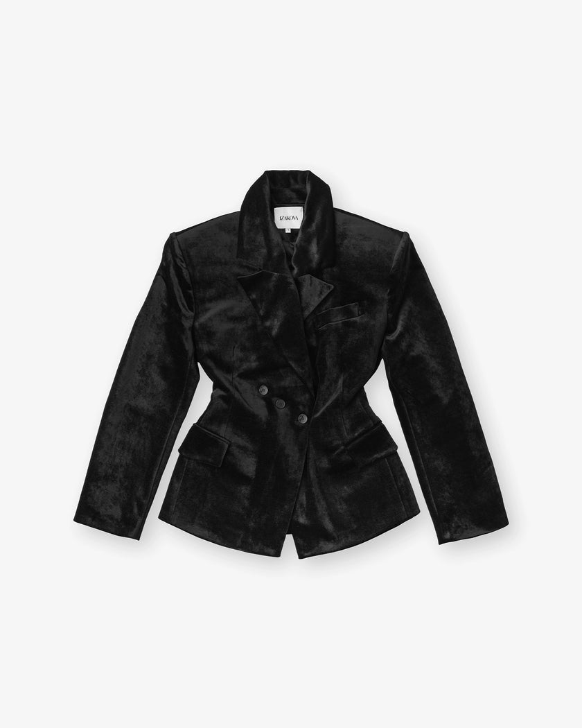 UNDA oversized blazer raven