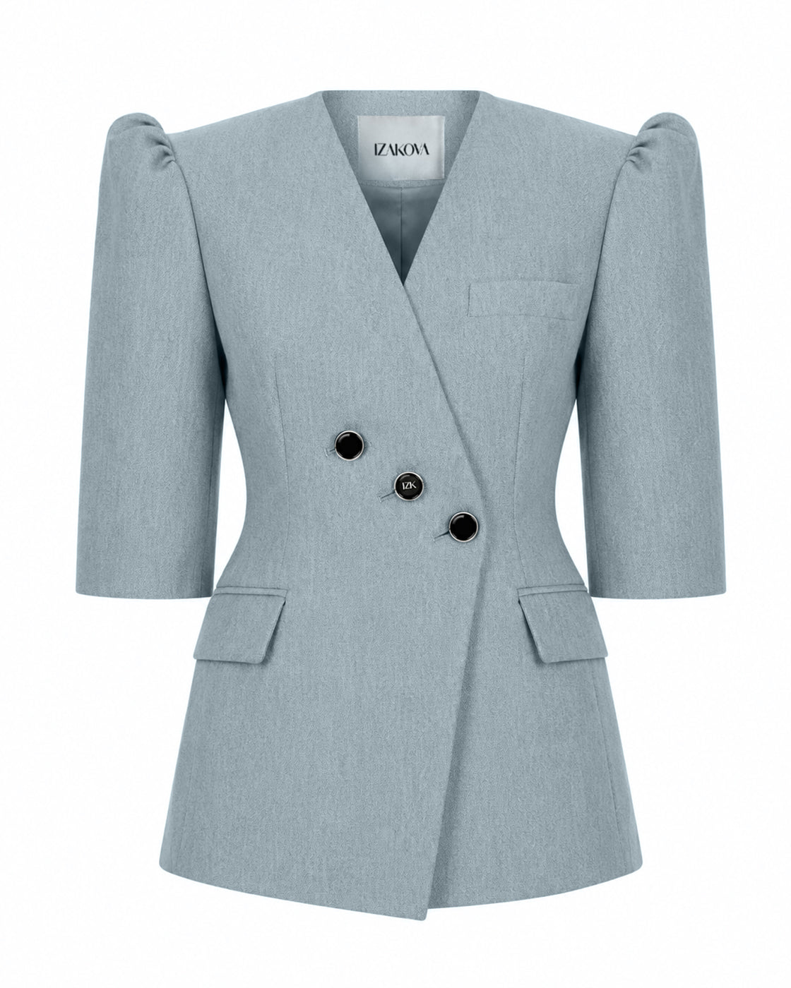 BURA blazer washed blue
