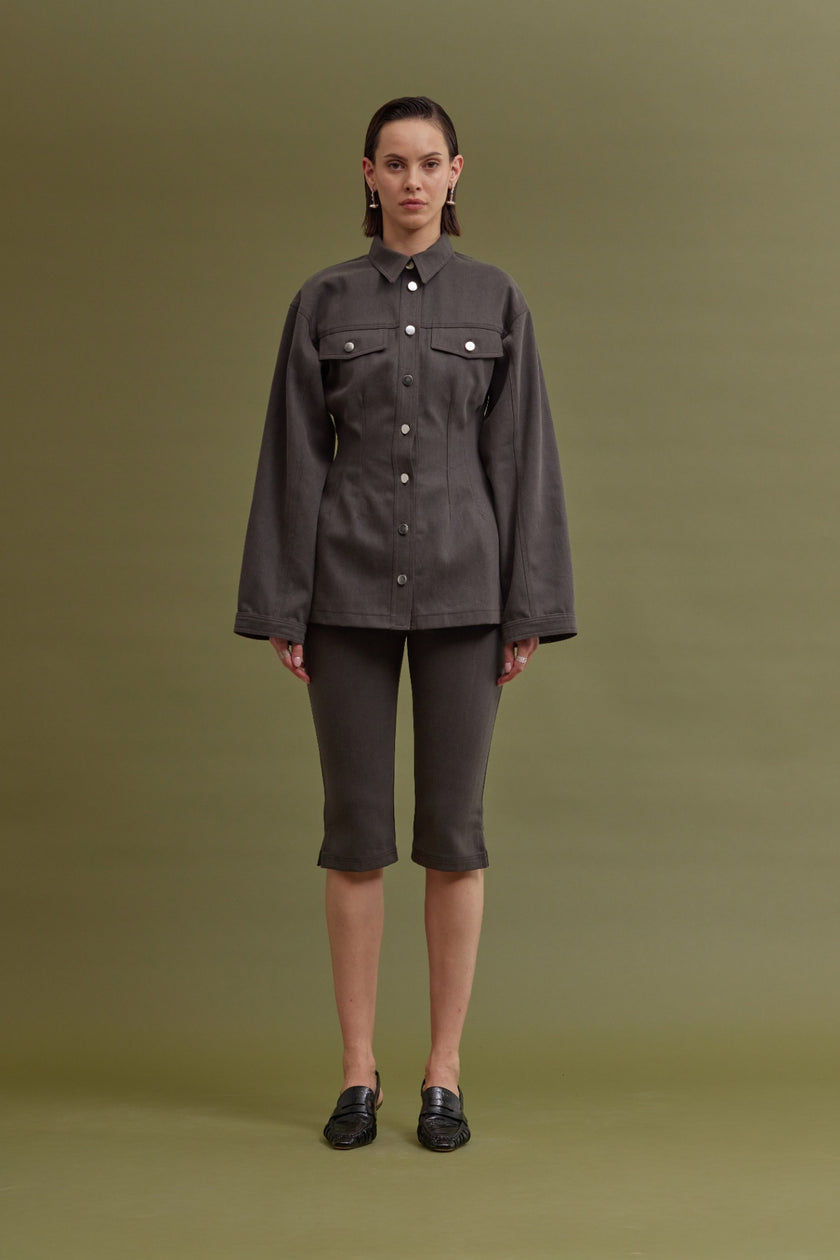 NERO denim shirt slate