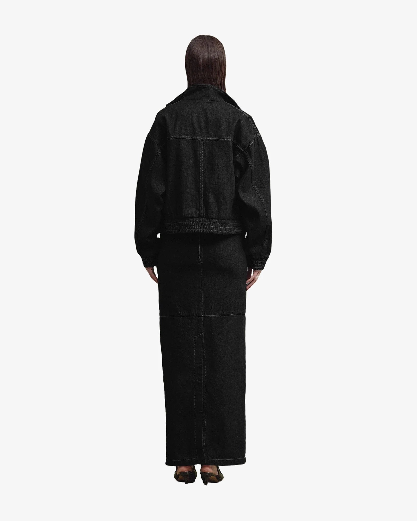 ALMA bomber jacket washed black