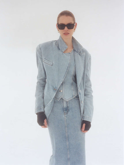 DINA denim blazer