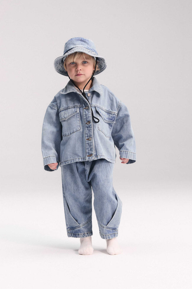 JUNO KIDS denim bucket hat