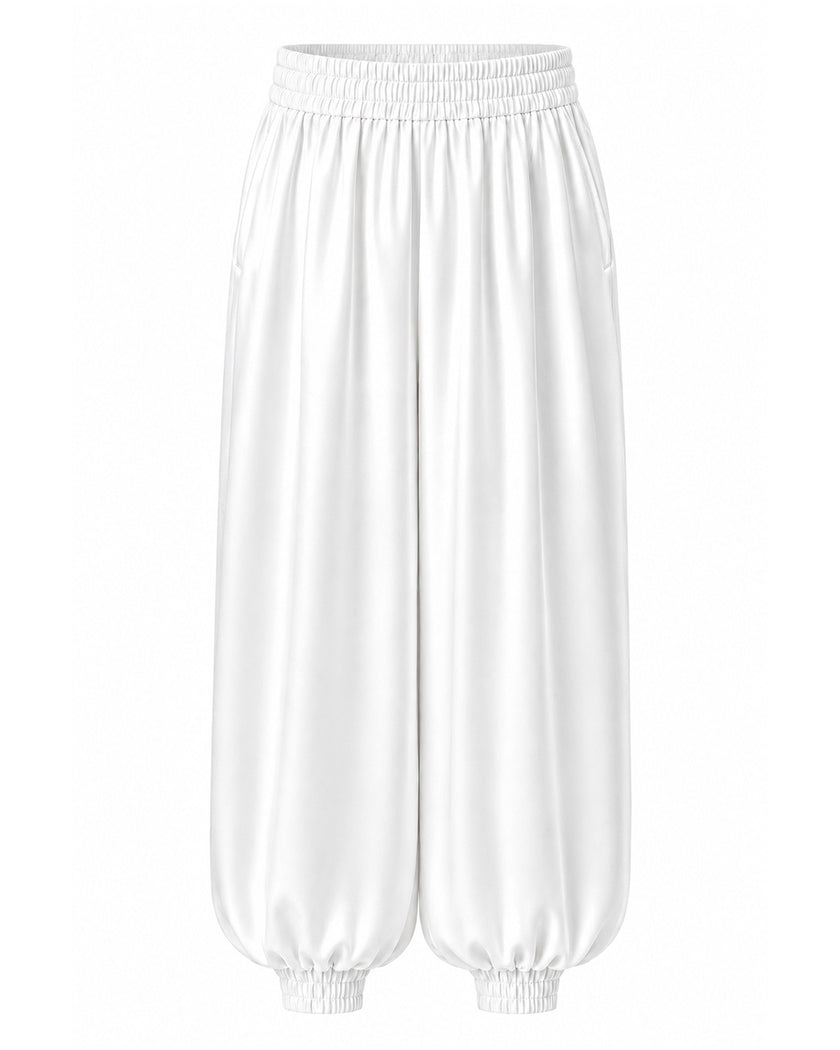 MAREA pants white satin