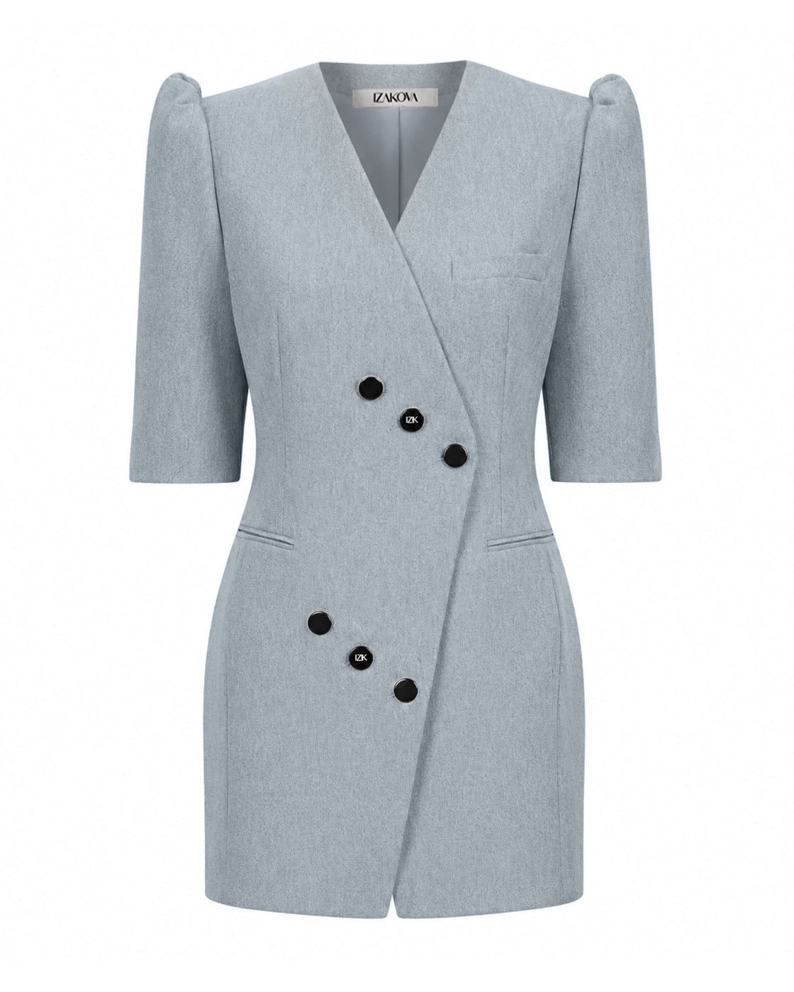 MILA blazer dress washed blue