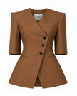 NELA blazer brown
