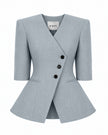 NELA blazer washed blue