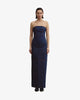 HANA tube dress indigo blue