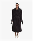 NEUS trench coat black