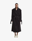 NEUS trench coat black