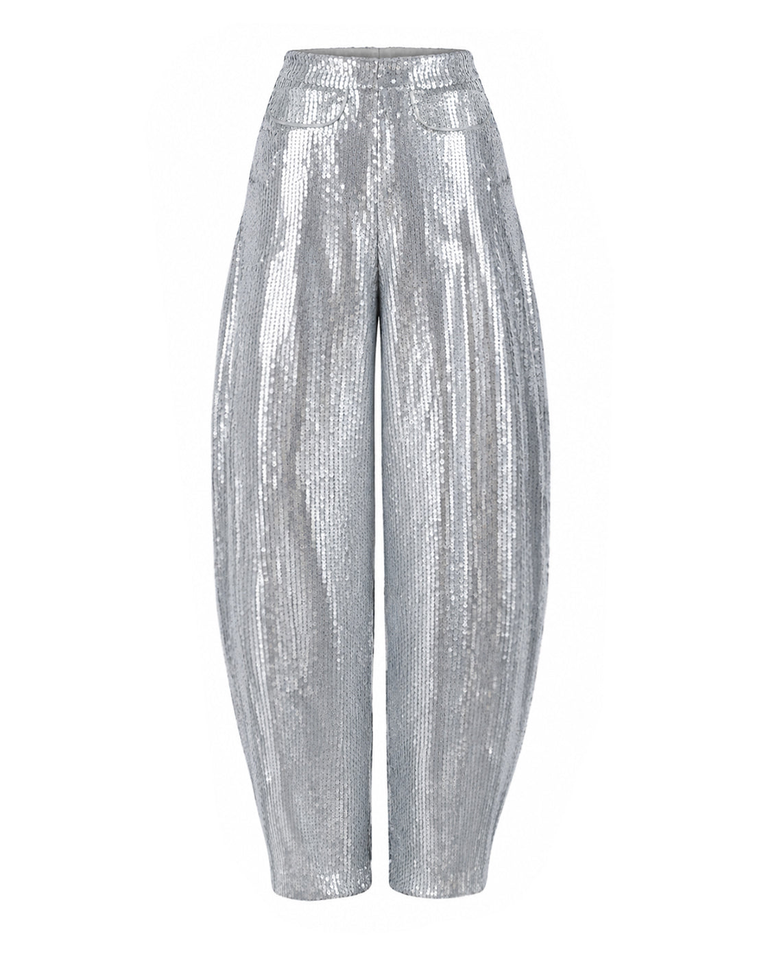 TIJANA pants silver sequin
